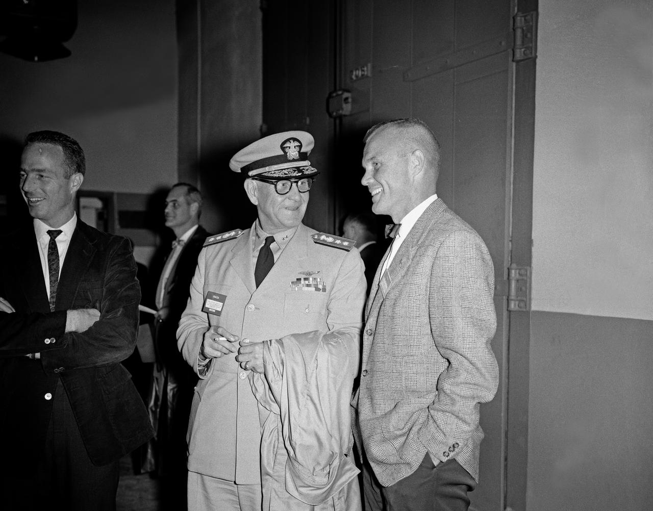 Astronauts at 1959 Langley Inspection