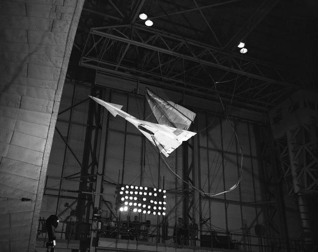 NASA image: Kite model flying in FST