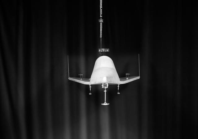 NASA image: Model of Winged Space Vehicle 