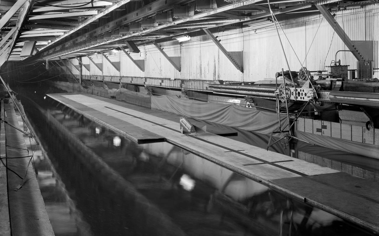 Test Setup For Model Landing Investigation of a Winged Space Vehicle  Image used in NASA Document TN-D-1496  1960-L-04633.01 is Figure 9a for NASA Document L-2064 Photograph of model on launcher and landing on runway. 