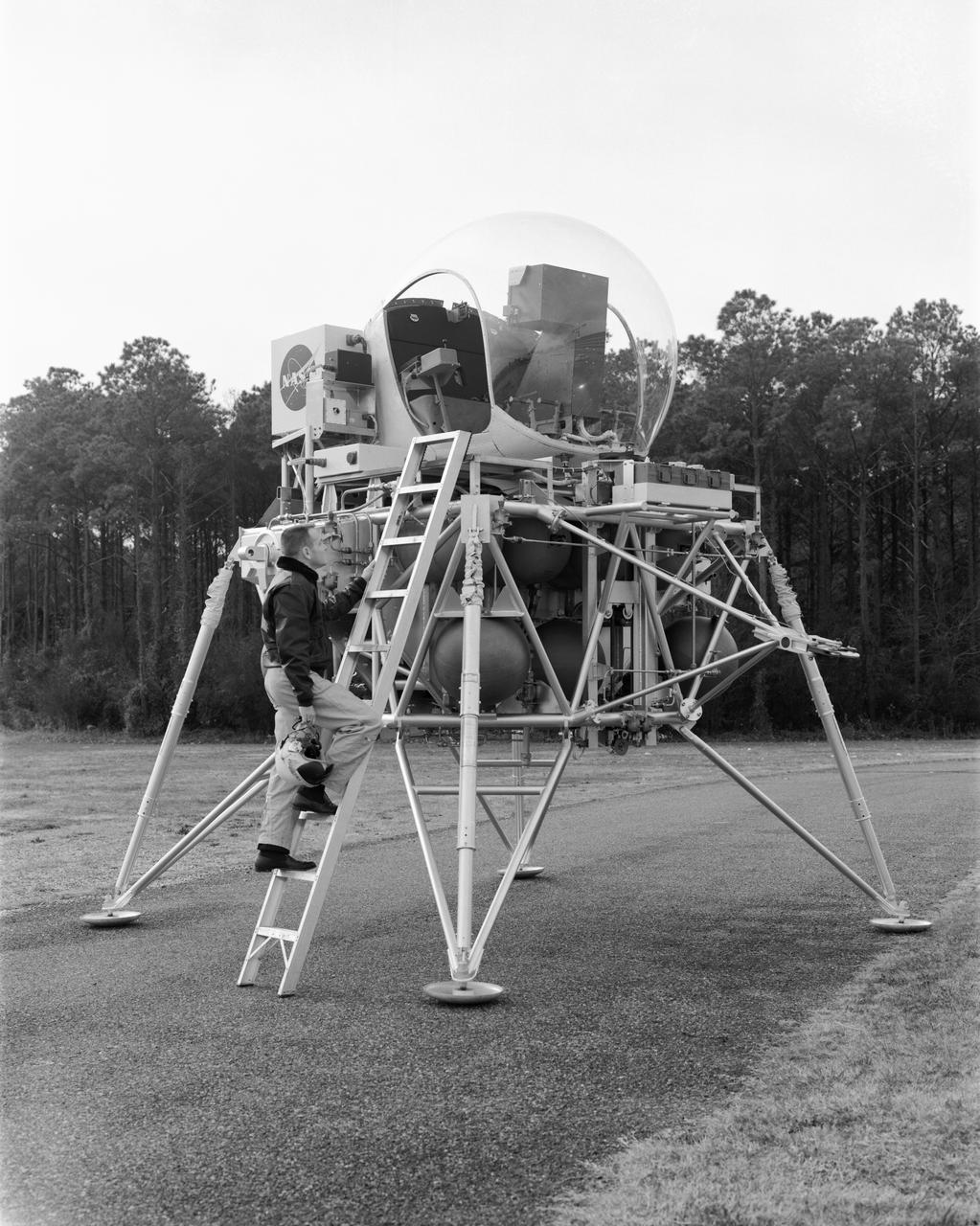 Vehicle for Lunar Landing Research Facility at Langley Research Center, Hampton, Virginia.