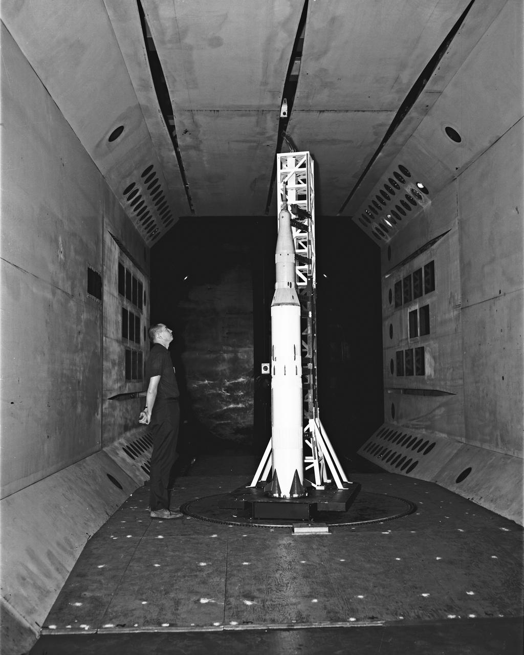 Saturn Model in 19 Foot Tunnel