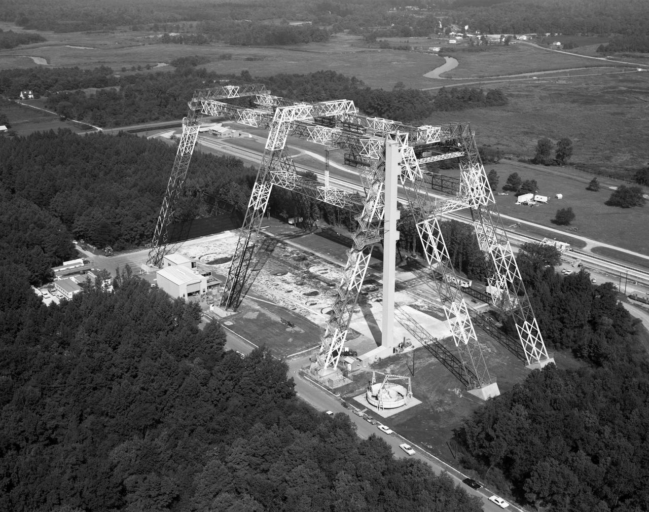 Lunar Landing Research Facility. Gantry facility 1297