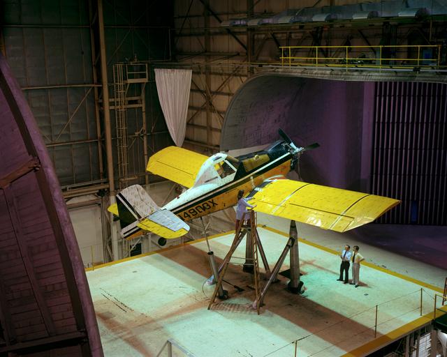 NASA image: Agriculture aircraft in FST