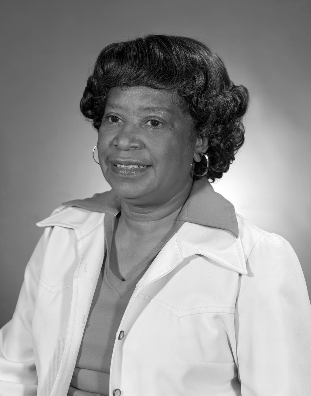 Portrait of Mary Jackson. 2017 Hall of Honor inductee.  Langley Research Center NACA and NASA Hall of Honor.  In honor and recognition of the ambition and motivation that enabled her career progression from  human computer  to NASA' s first African-American female engineer, and subsequent career supporting the hiring and promotion of other deserving female and minority employees.