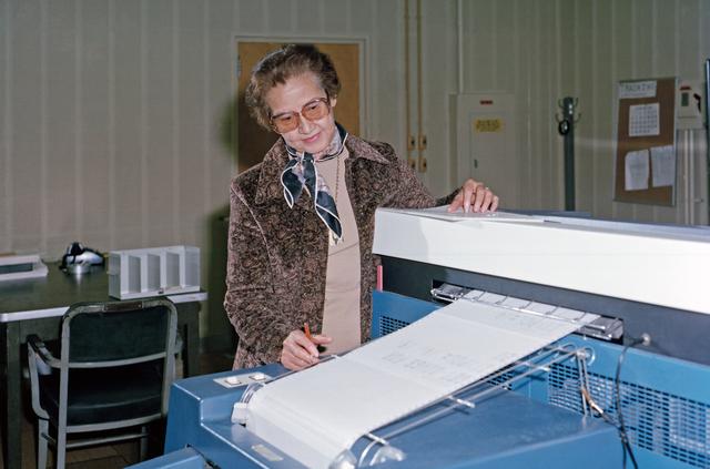 NASA image: Mrs. Katherine G. Johnson at Work NASA Langley 
