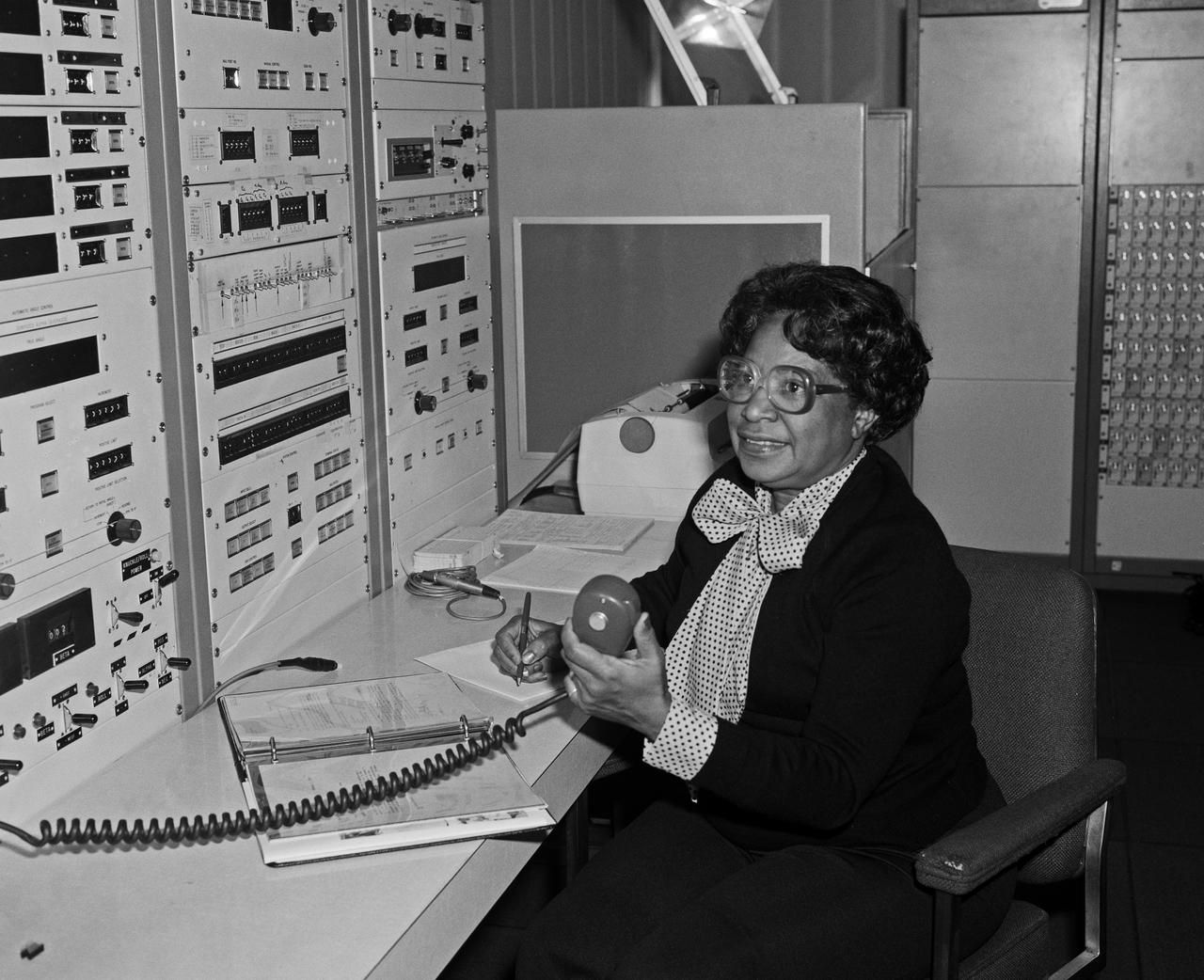 Mary Jackson at Work NASA Langley. In 1958 Mary Jackson became NASA's first black female engineer.