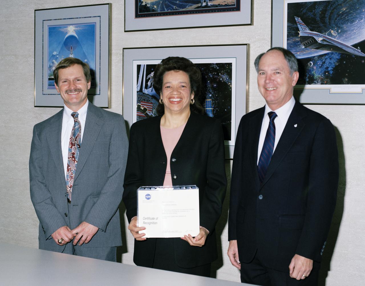 NASA Technical Brief Award to Christine Darden 