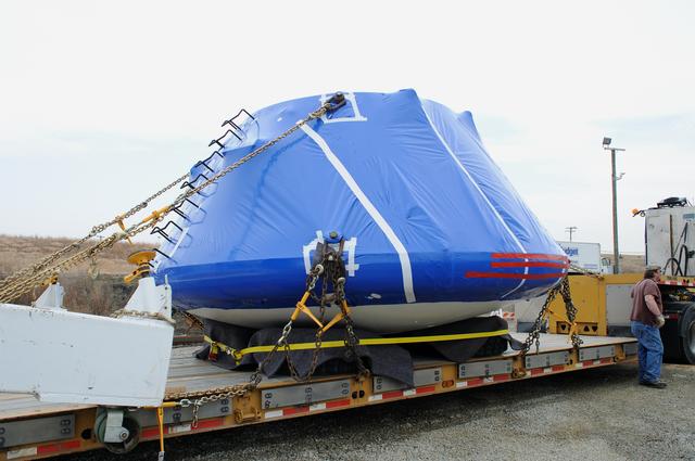 NASA image: Crew Module Water Landing Model Assessment 