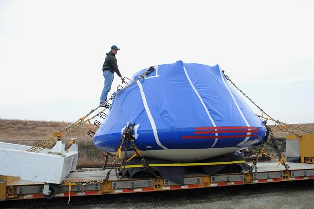 NASA image: Crew Module Water Landing Model Assessment 
