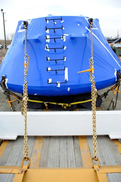 NASA image: Crew Module Water Landing Model Assessment 