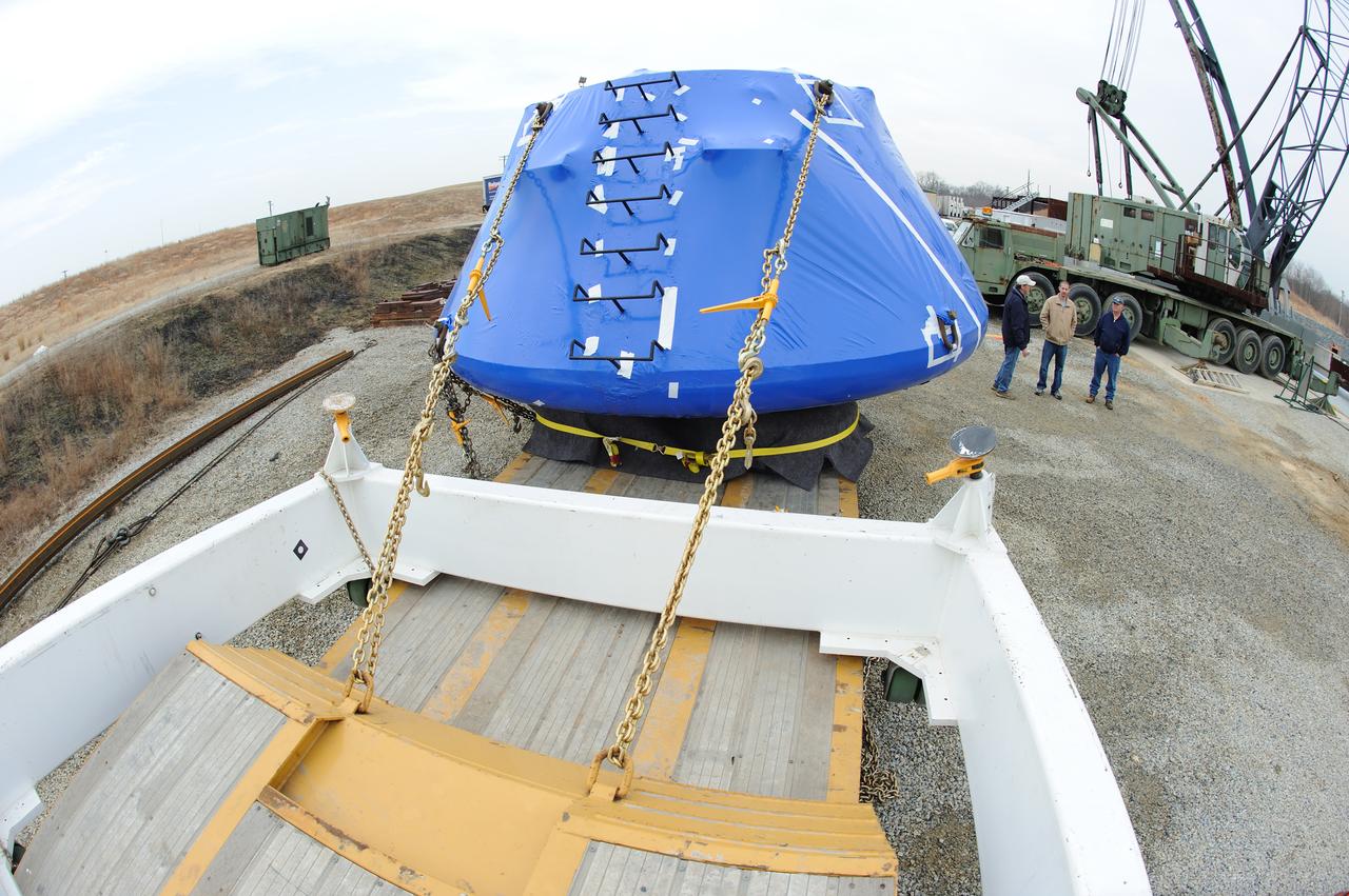 Crew Module Water Landing Model Assessment  (CMWLMA) Test site photos at Aberdeen Test Center  Aberdeen Maryland 