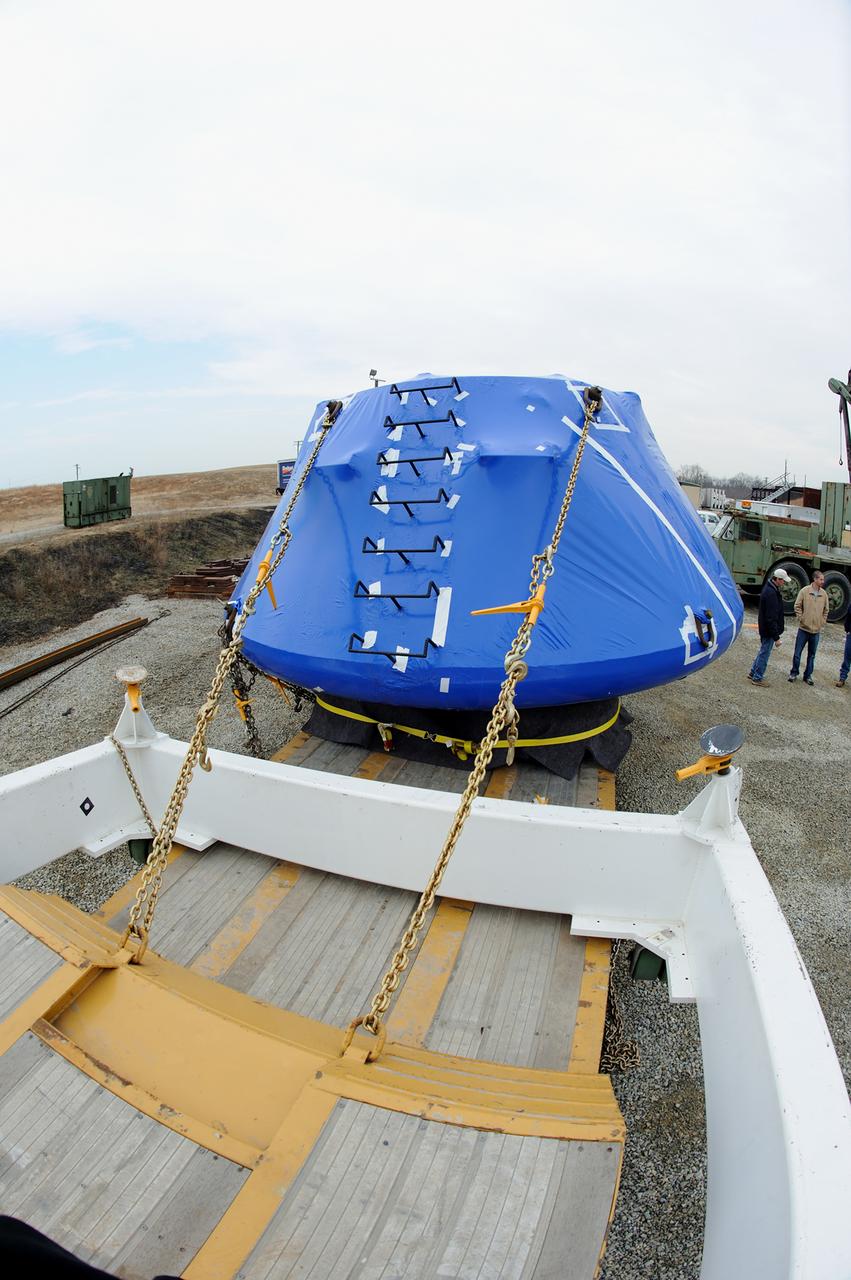 Crew Module Water Landing Model Assessment  (CMWLMA) Test site photos at Aberdeen Test Center  Aberdeen Maryland 