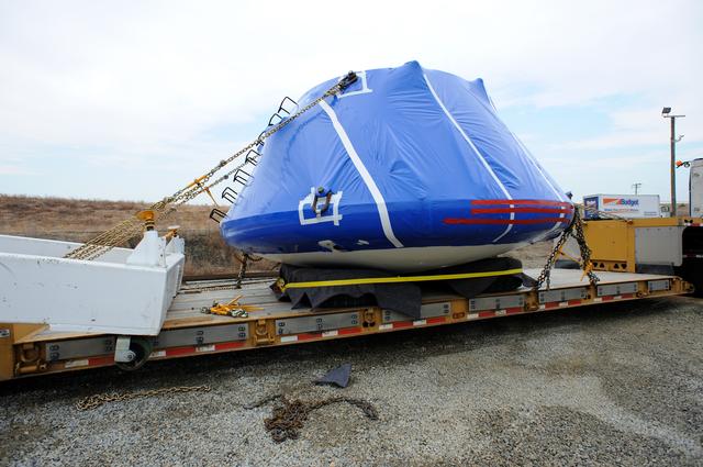 NASA image: Crew Module Water Landing Model Assessment 