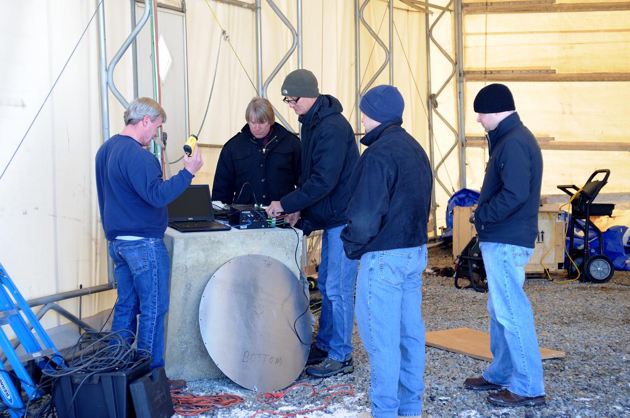 Crew Module Water Landing Model Assessment  (CMWLMA) Test site photos at Aberdeen Test Center  Aberdeen Maryland 