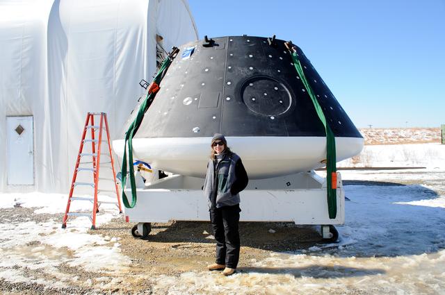 NASA image: Crew Module Water Landing Model Assessment 