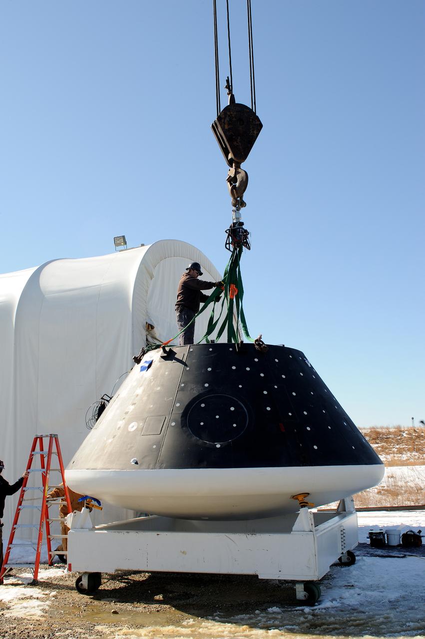 Crew Module Water Landing Model Assessment  (CMWLMA) Test site photos at Aberdeen Test Center  Aberdeen Maryland 