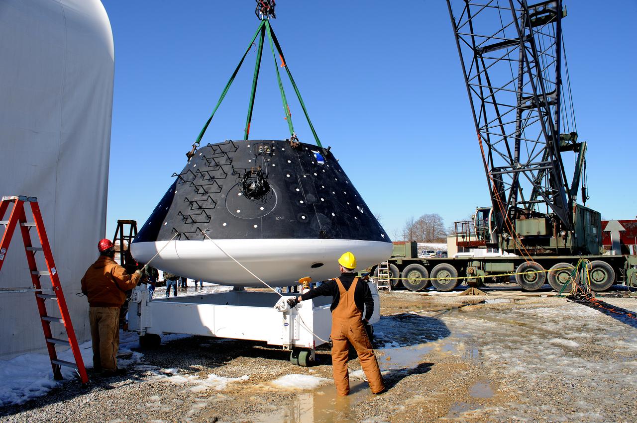 Crew Module Water Landing Model Assessment  (CMWLMA) Test site photos at Aberdeen Test Center  Aberdeen Maryland 