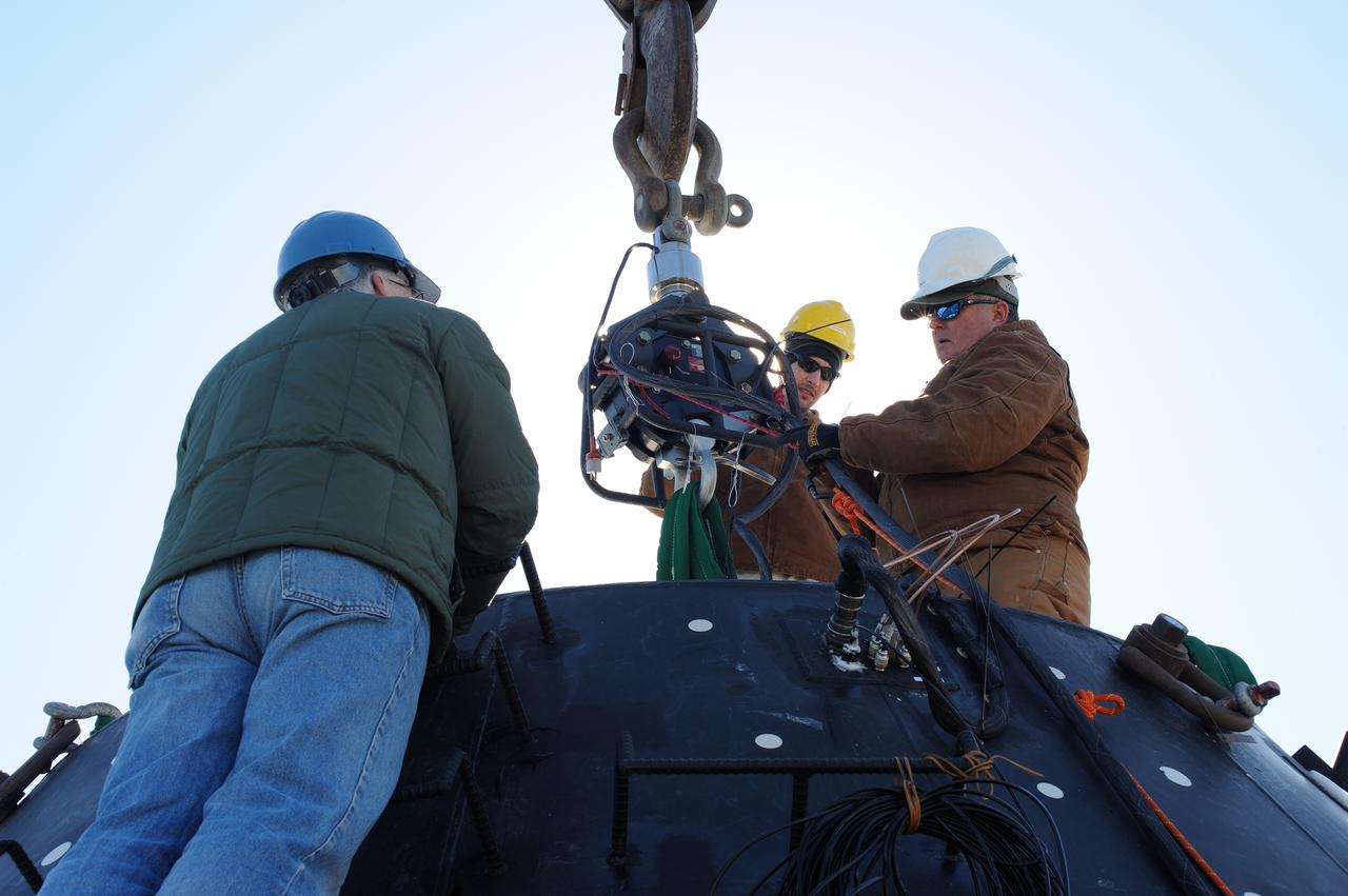 Crew Module Water Landing Model Assessment  (CMWLMA) Test site photos at Aberdeen Test Center  Aberdeen Maryland 