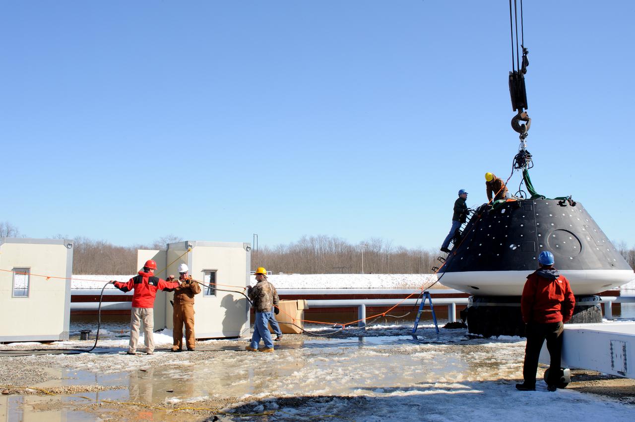 Crew Module Water Landing Model Assessment  (CMWLMA) Test site photos at Aberdeen Test Center  Aberdeen Maryland 