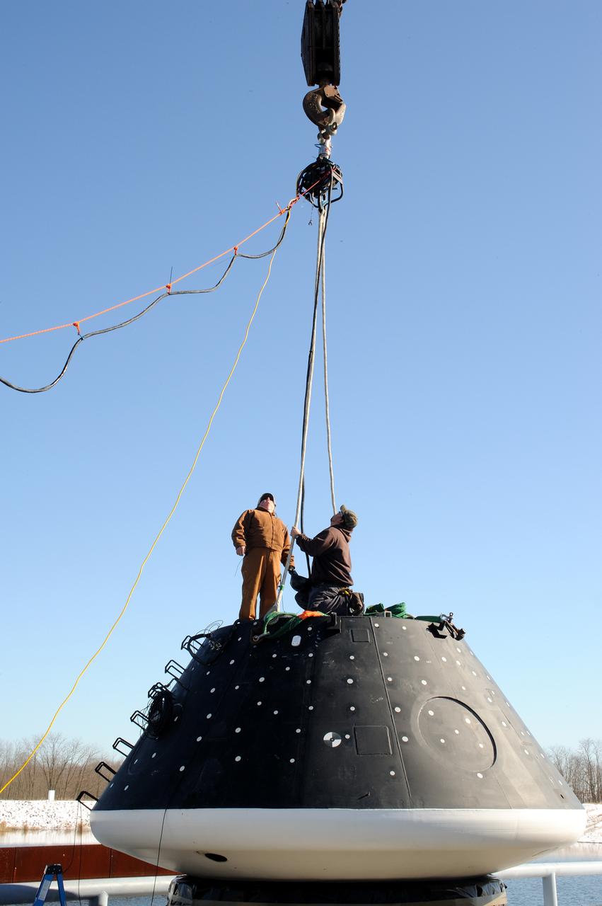 Crew Module Water Landing Model Assessment  (CMWLMA) Test site photos at Aberdeen Test Center  Aberdeen Maryland 
