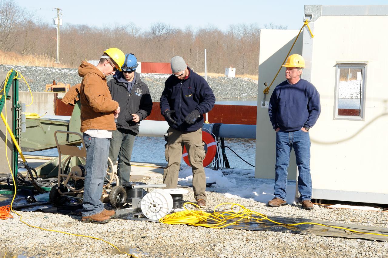 Crew Module Water Landing Model Assessment  (CMWLMA) Test site photos at Aberdeen Test Center  Aberdeen Maryland 