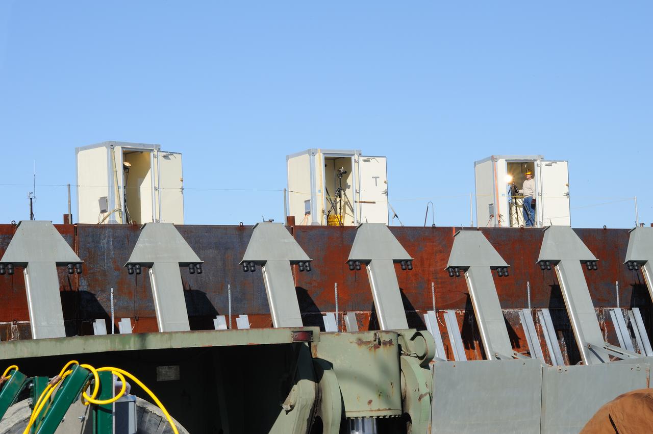 Crew Module Water Landing Model Assessment  (CMWLMA) Test site photos at Aberdeen Test Center  Aberdeen Maryland 