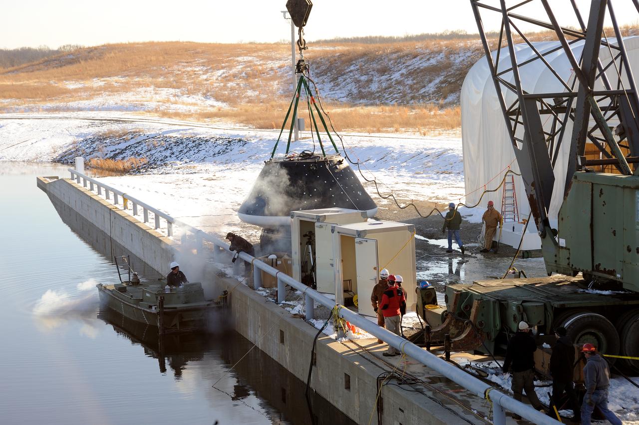 Crew Module Water Landing Model Assessment  (CMWLMA) Test site photos at Aberdeen Test Center  Aberdeen Maryland 