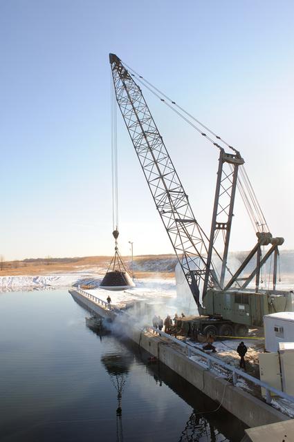 NASA image: Crew Module Water Landing Model Assessment 