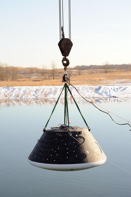 NASA image: Crew Module Water Landing Model Assessment 