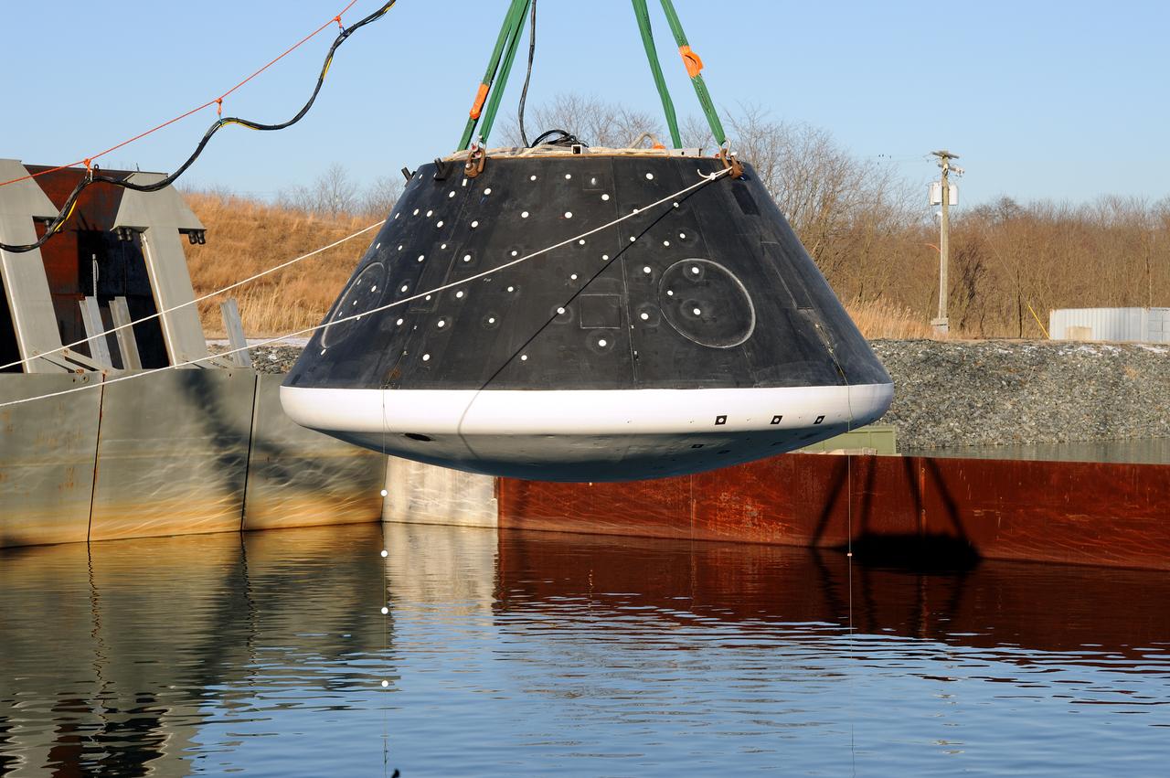 Crew Module Water Landing Model Assessment  (CMWLMA) Test site photos at Aberdeen Test Center  Aberdeen Maryland 