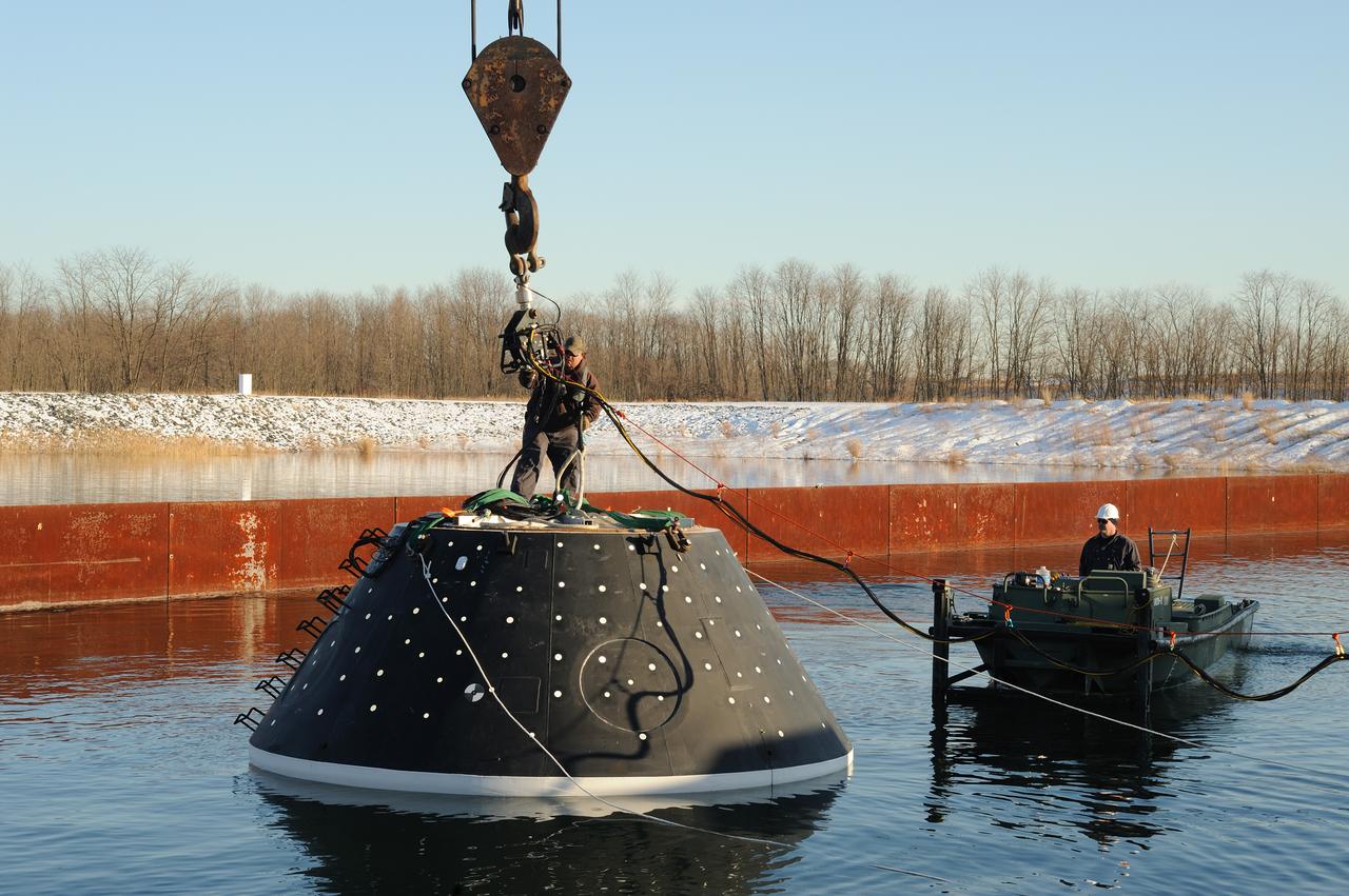 Crew Module Water Landing Model Assessment  (CMWLMA) Test site photos at Aberdeen Test Center  Aberdeen Maryland 