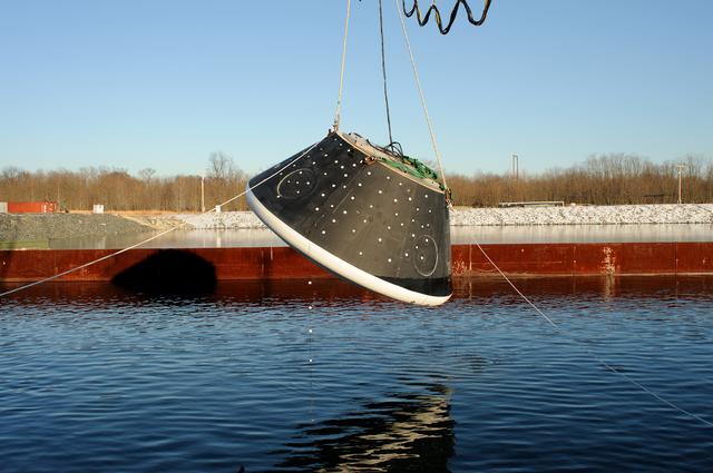 NASA image: Crew Module Water Landing Model Assessment 