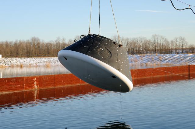 NASA image: Crew Module Water Landing Model Assessment 