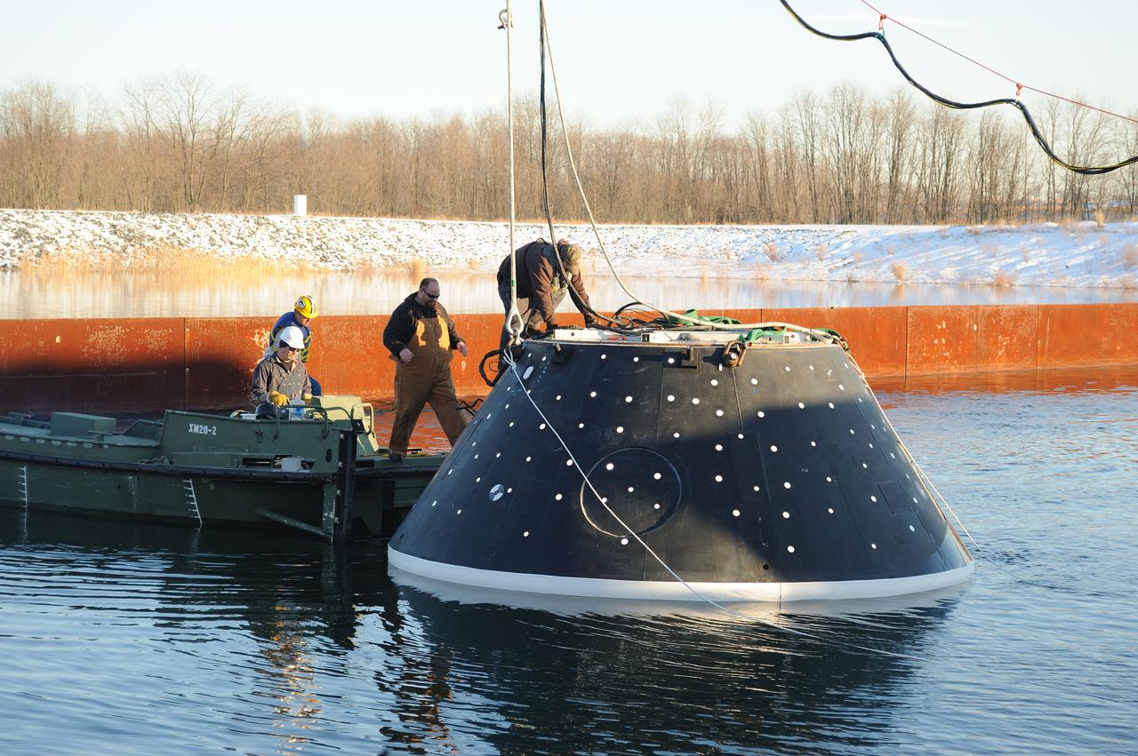 Crew Module Water Landing Model Assessment  (CMWLMA) Test site photos at Aberdeen Test Center  Aberdeen Maryland 