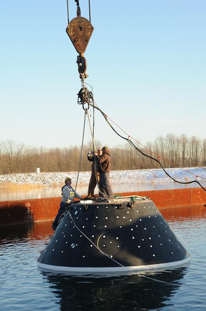 NASA image: Crew Module Water Landing Model Assessment 