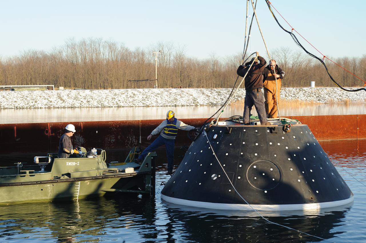 Crew Module Water Landing Model Assessment  (CMWLMA) Test site photos at Aberdeen Test Center  Aberdeen Maryland 