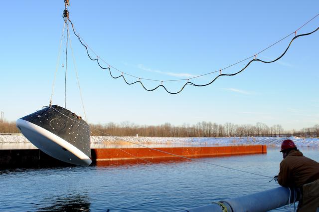 NASA image: Crew Module Water Landing Model Assessment 