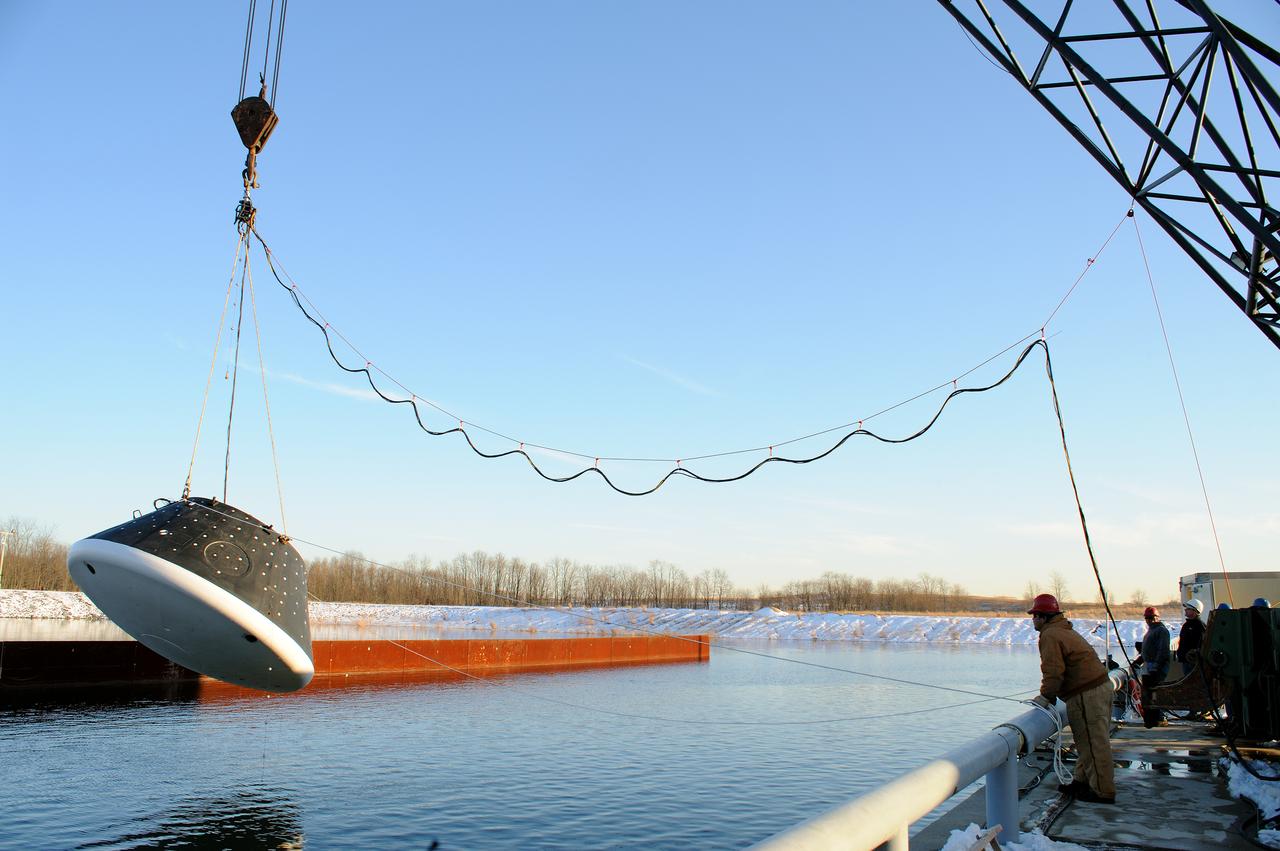Crew Module Water Landing Model Assessment  (CMWLMA) Test site photos at Aberdeen Test Center  Aberdeen Maryland 