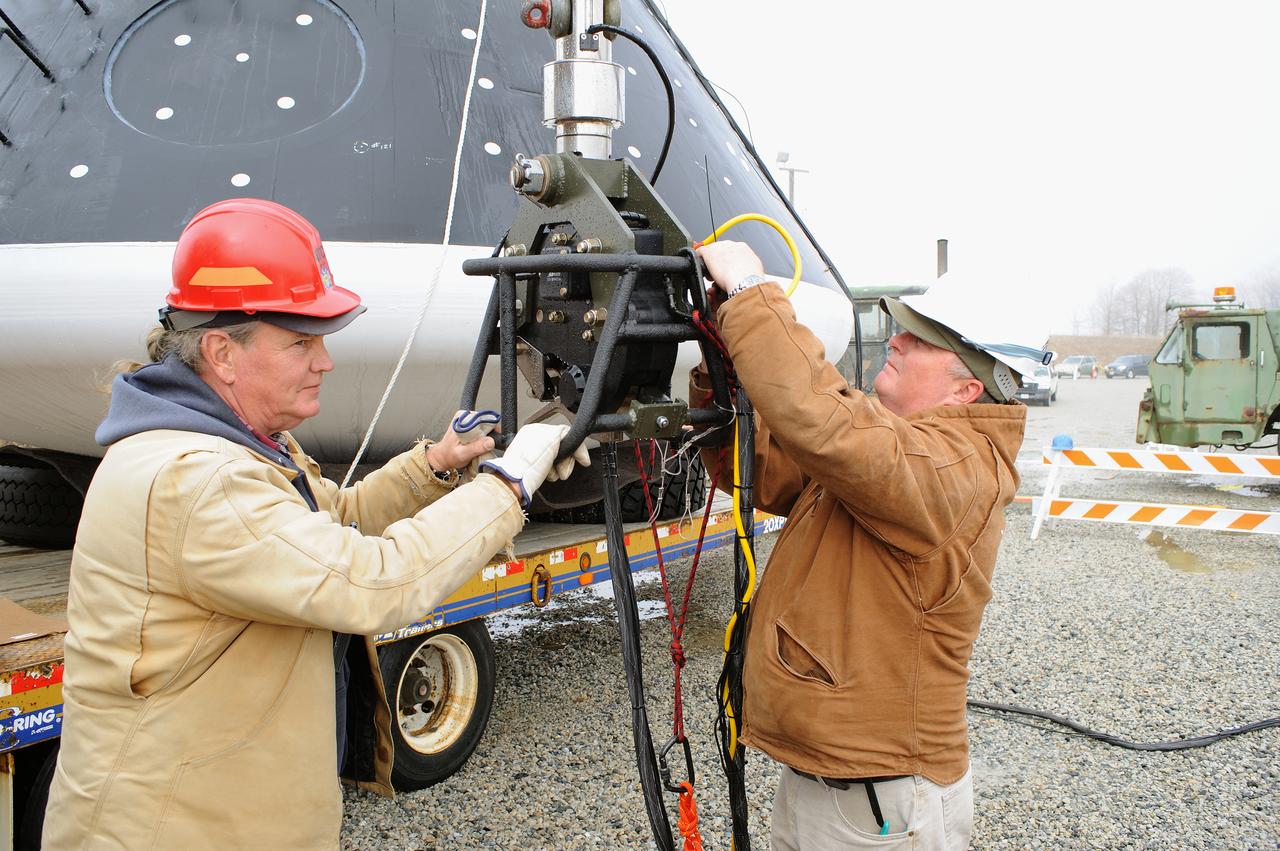Crew Module Water Landing Model Assent  Test site photos at Aberdeen Test Center (Aberdeen, MD)