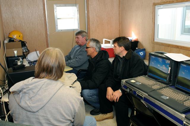 NASA image: Crew Module Water Landing Model Assent (CMWLMA)