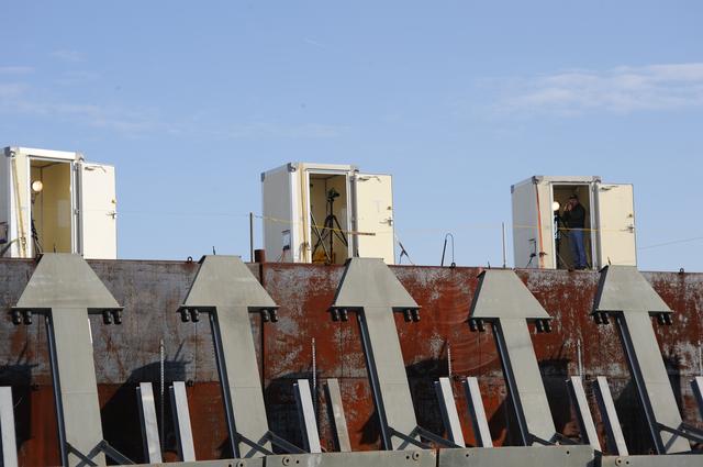 NASA image: Crew Module Water Landing Model Assent (CMWLMA)