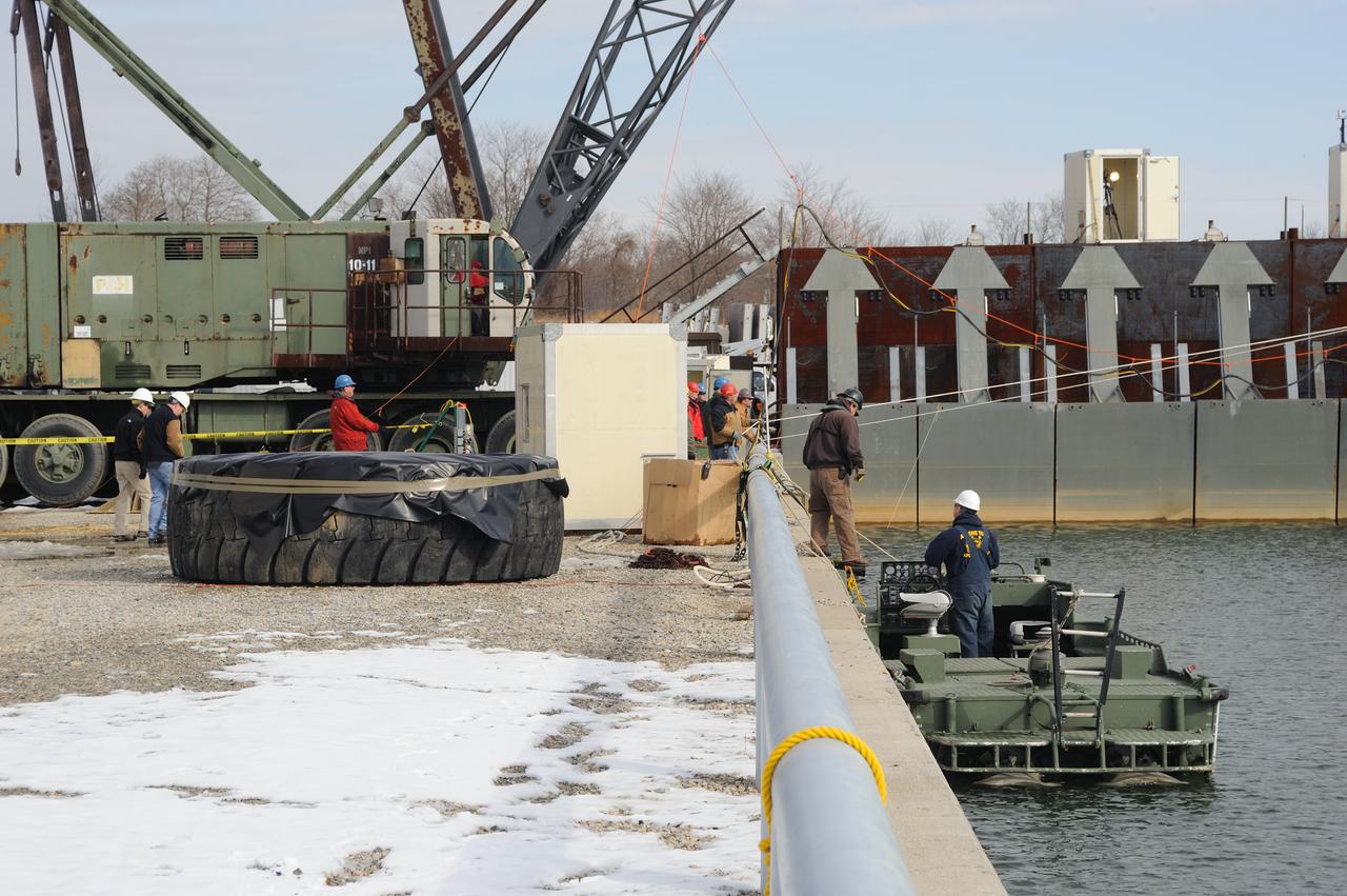 Crew Module Water Landing Model Assent  Test site photos at Aberdeen Test Center (Aberdeen, MD)