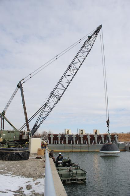 NASA image: Crew Module Water Landing Model Assent (CMWLMA)