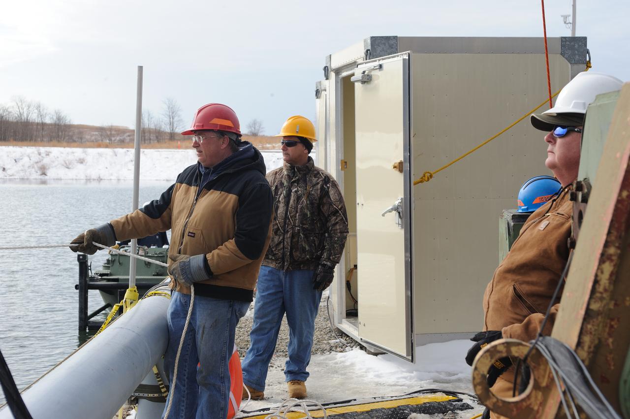Crew Module Water Landing Model Assent  Test site photos at Aberdeen Test Center (Aberdeen, MD)