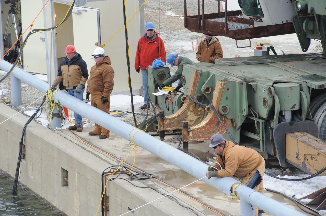 Crew Module Water Landing Model Assent  Test site photos at Aberdeen Test Center (Aberdeen, MD)
