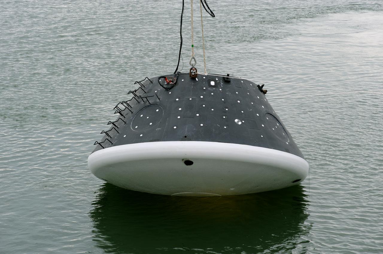 Crew Module Water Landing Model Assent  Test site photos at Aberdeen Test Center (Aberdeen, MD)