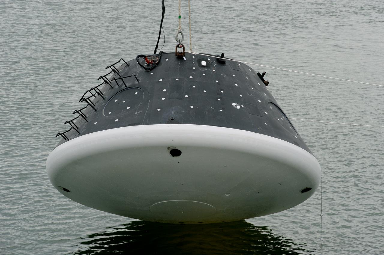 Crew Module Water Landing Model Assent  Test site photos at Aberdeen Test Center (Aberdeen, MD)