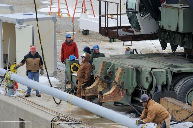 NASA image: Crew Module Water Landing Model Assent (CMWLMA)
