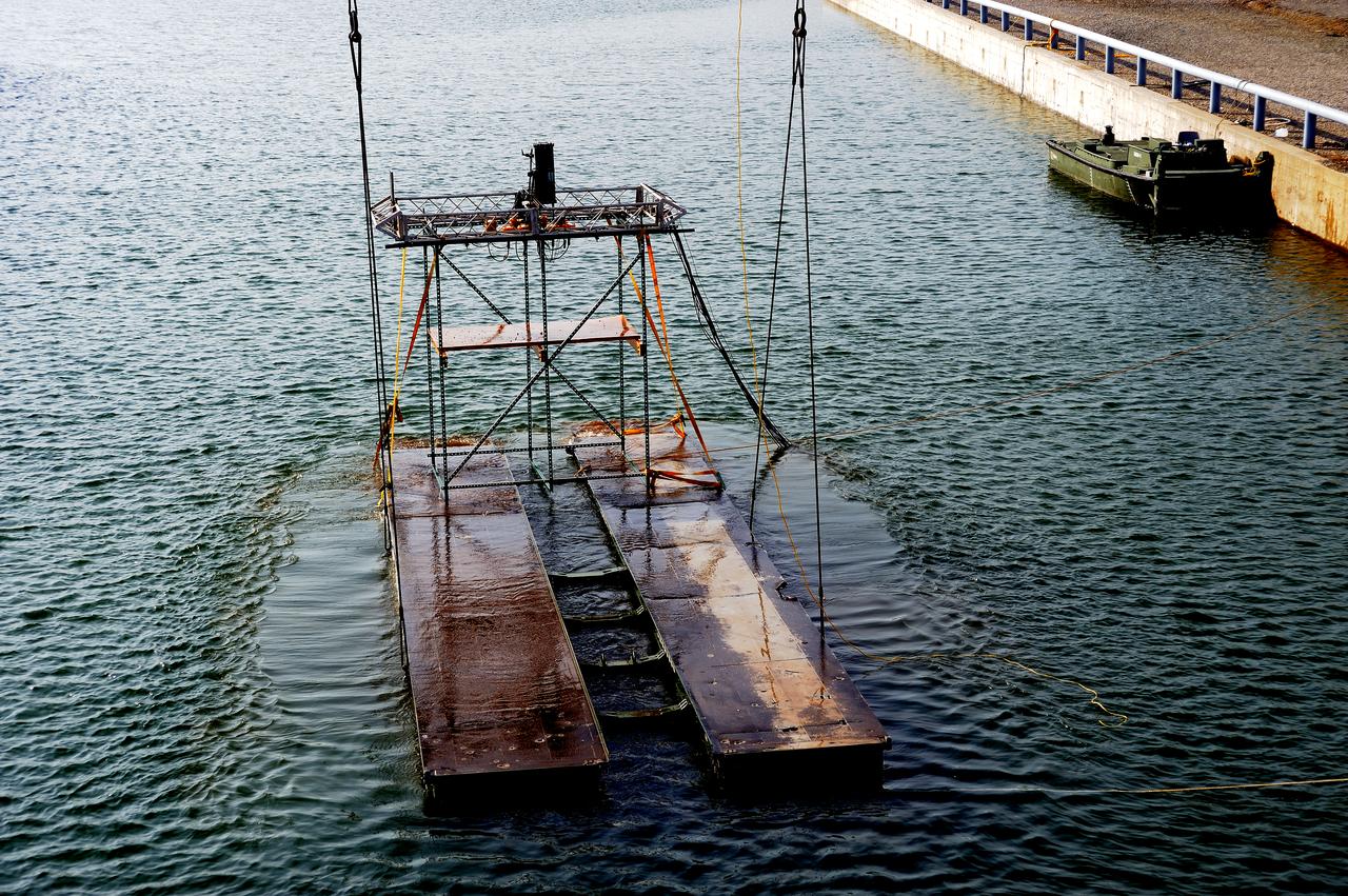 Crew Model Water Landing Module Assessment  Photographs taken at Aberdeen Test Facility  Aberdeen MD. 